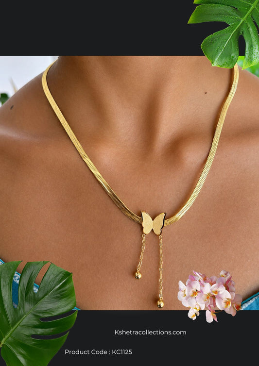 Butterfly Grace Necklace/ KC1125