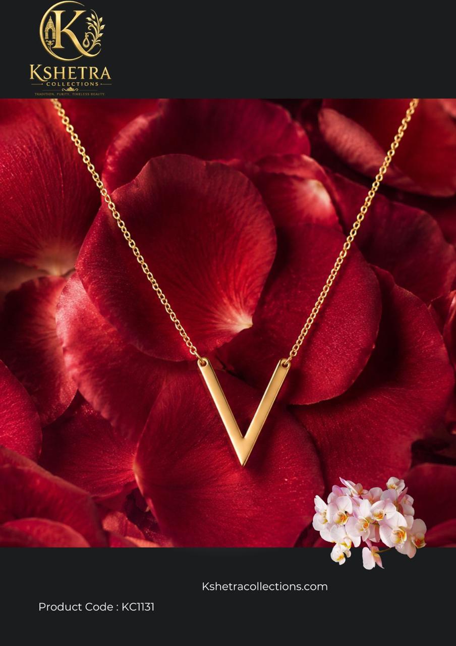 Royal V Necklace/ KC1131