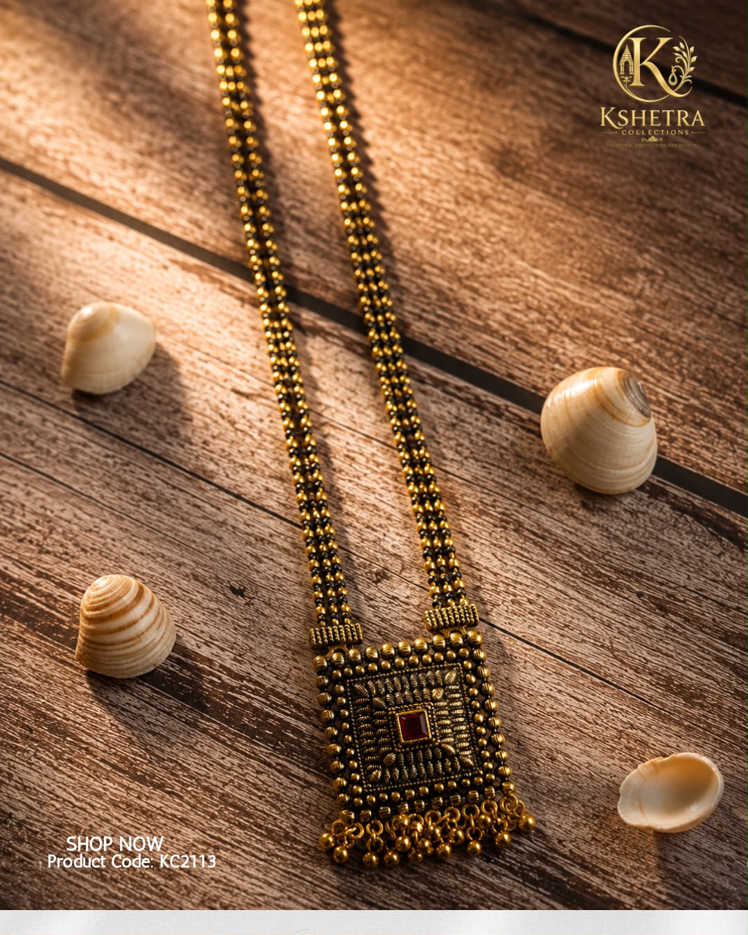 Antique Tribal Pendant Necklace/ KC2113